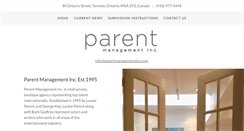 Desktop Screenshot of parentmanagementinc.com