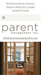 Mobile Screenshot of parentmanagementinc.com